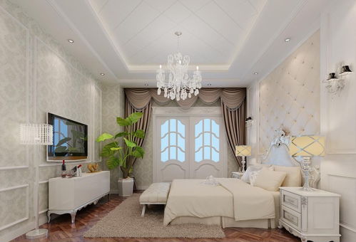 歐式臥室摩力克窗簾布藝效果圖 打造住宅室內(nèi)裝飾的典雅風(fēng)范