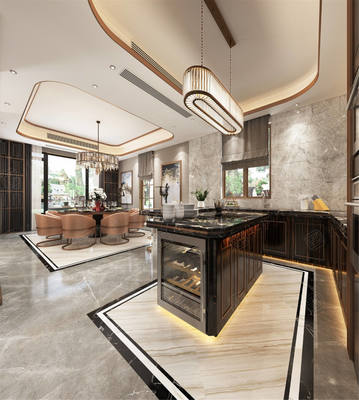 北上海至尊裝修效果圖鑒賞與別墅裝修費用詳解